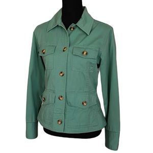 Van Heusen Green Denim Jacket